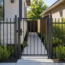 Manual driveway gate by Apexguard Fence