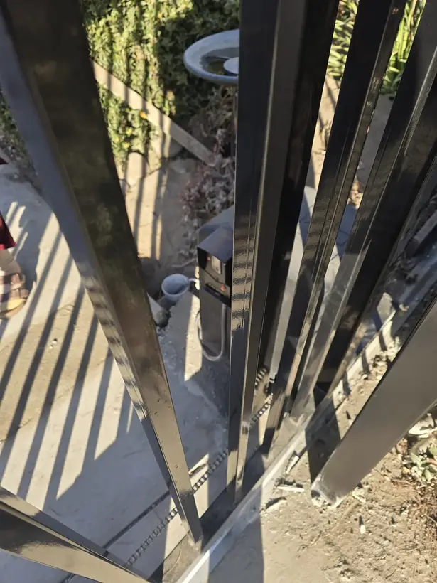 Automatic sliding gate operator installed by Apexguard Fence