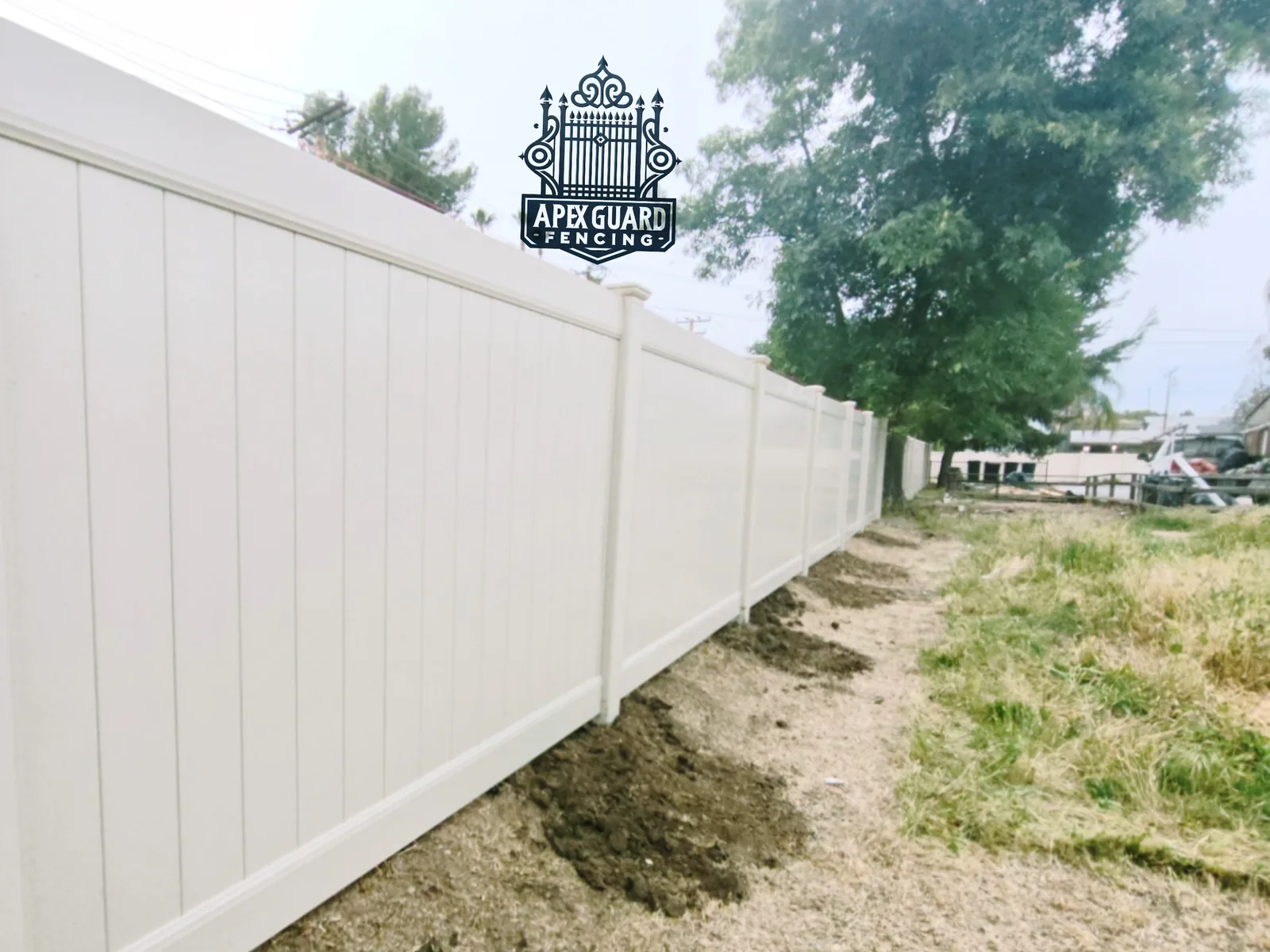 Vinyl Fence installed in the San Gabriel Valley by Apexguard Fence